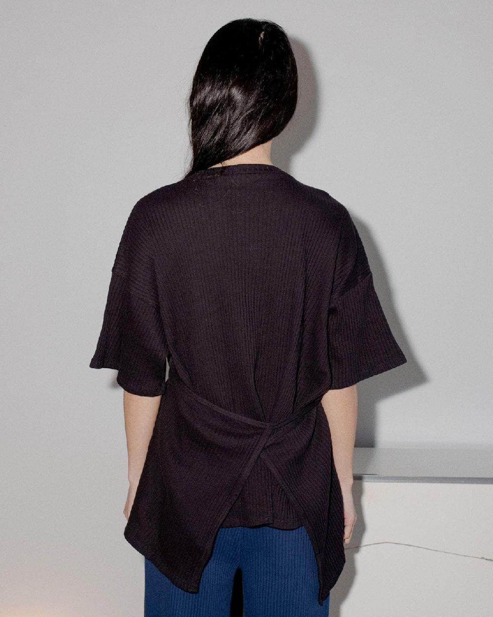 Baserange T-shirt Shaw - Molleton De Coton Biologique