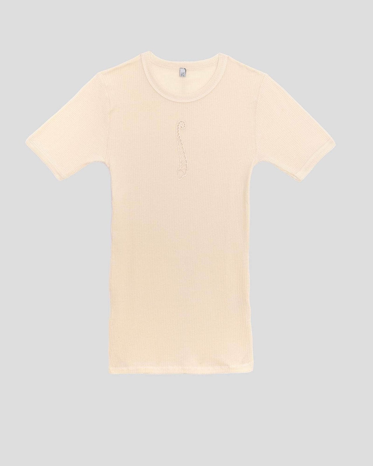 Baserange T-shirt Tower - Fin Coton Biologique Côtelé