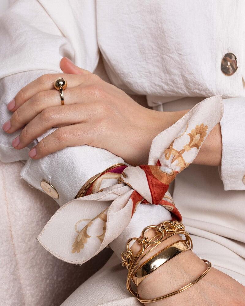 Basile Le Foulard Opale - Blush
