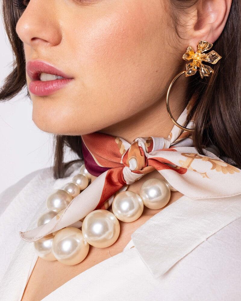 Basile Le Foulard Opale - Blush