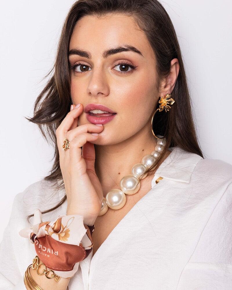 Basile Le Foulard Opale - Blush