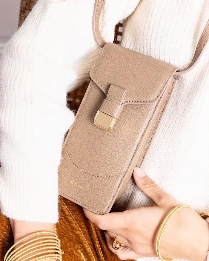 basile Le Porte-Téléphone Dianna - Cappuccino Grainé