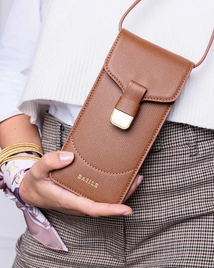 basile Le Porte-Téléphone Dianna - Cappuccino Grainé