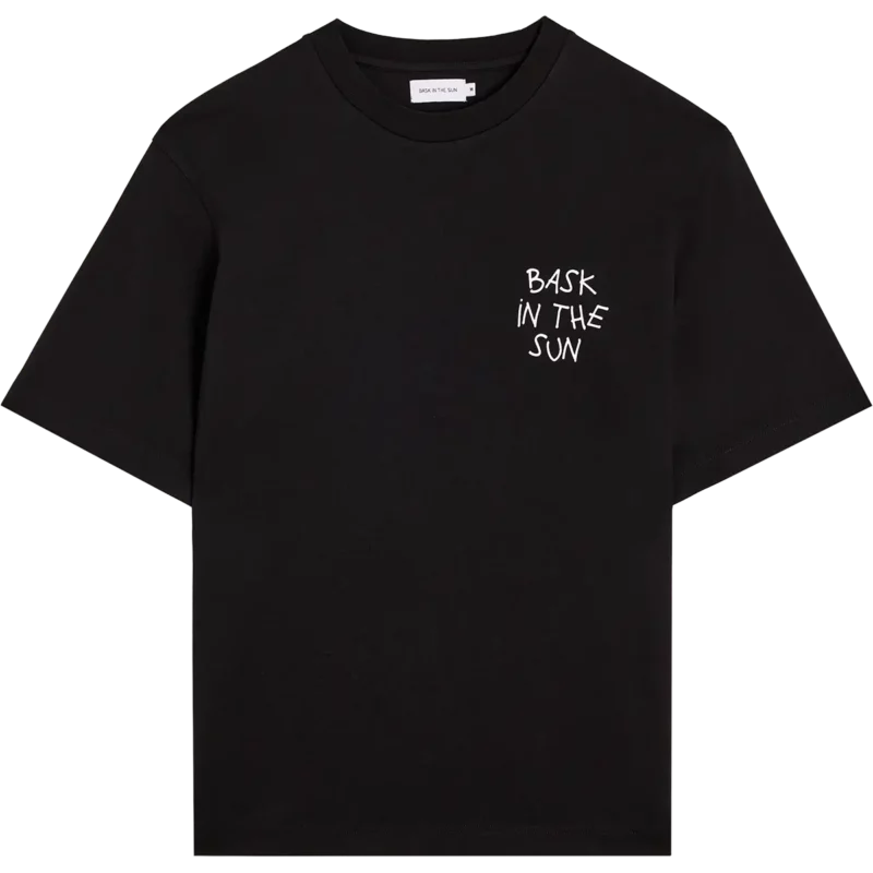 Bask In The Sun Black LUXE Tee