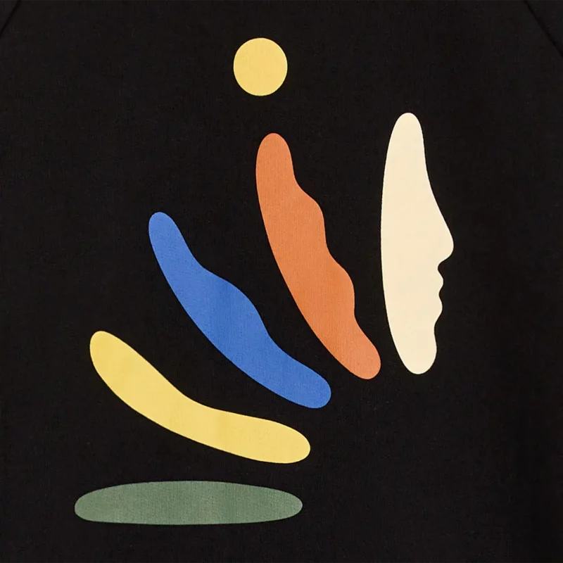 Bask In The Sun Black REINCARNATION Sweat