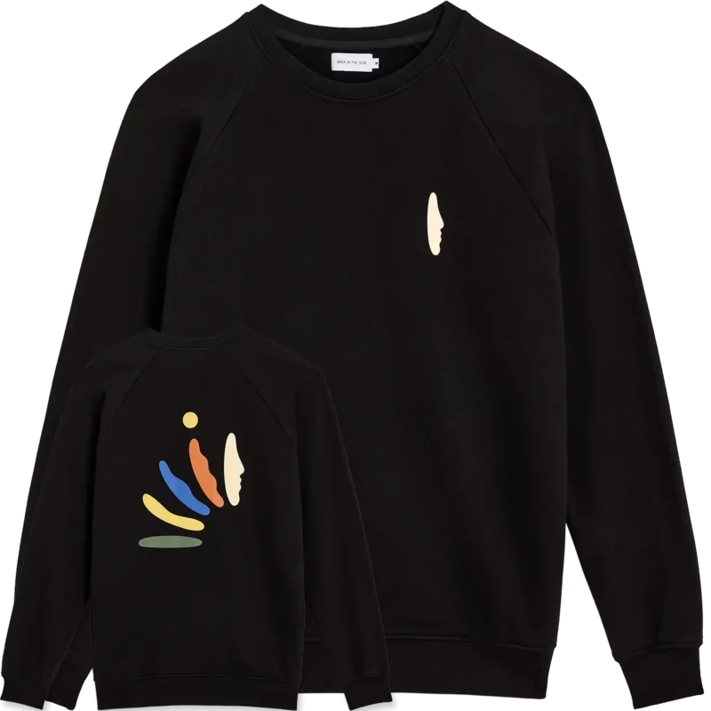 bask in the sun black REINCARNATION sweat