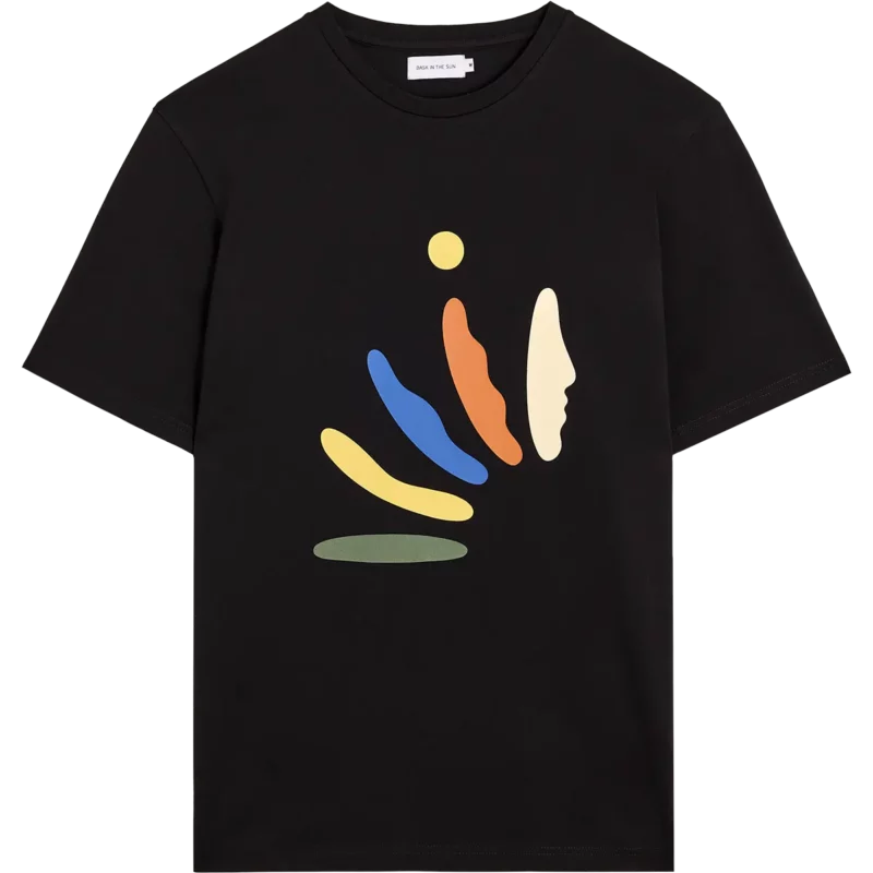 bask in the sun black REINCARNATION tee