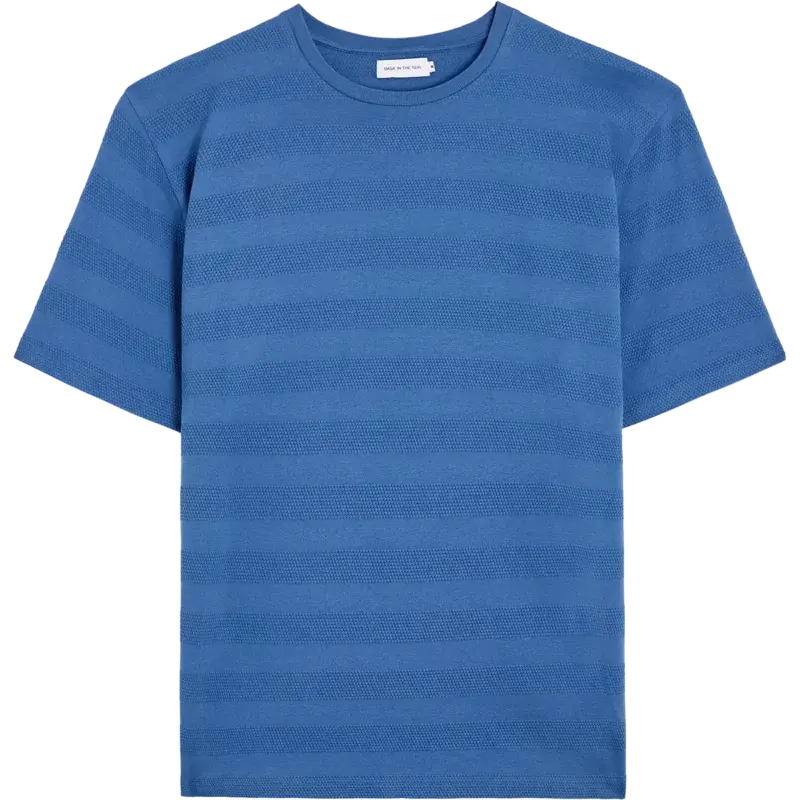 bask in the sun blue BOGA tee