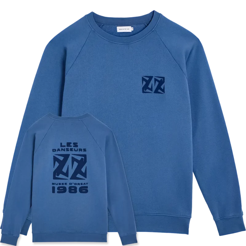 bask in the sun blue DANSEURS sweat