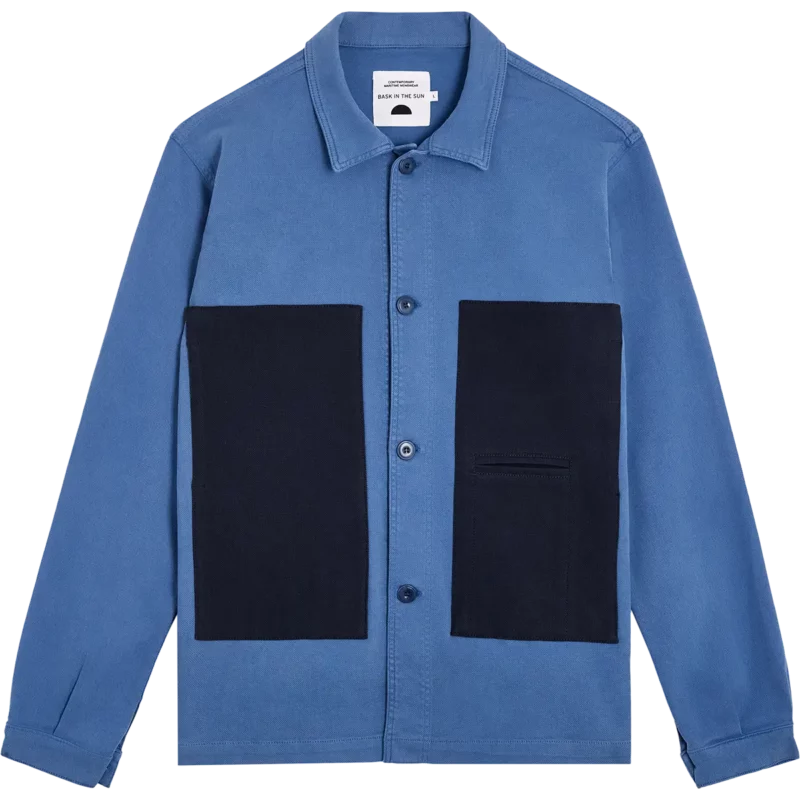 bask in the sun blue LEUKEN jacket