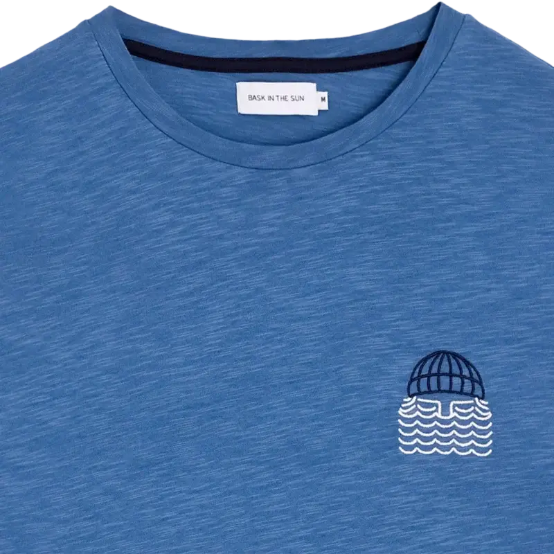 Bask In The Sun Blue MINI TO THE SEA Tee