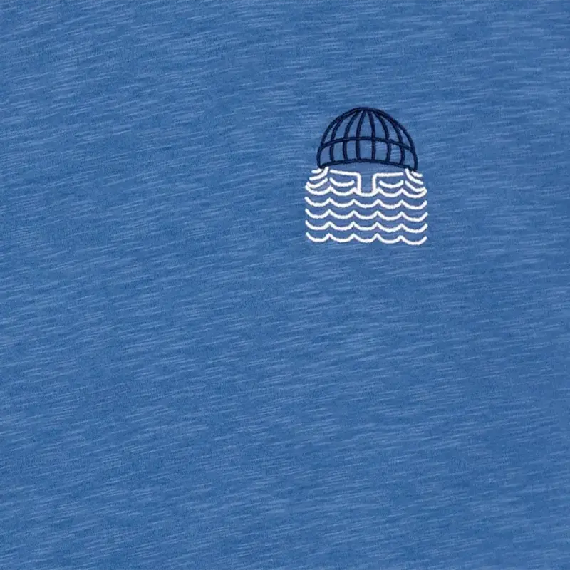 Bask In The Sun Blue MINI TO THE SEA Tee