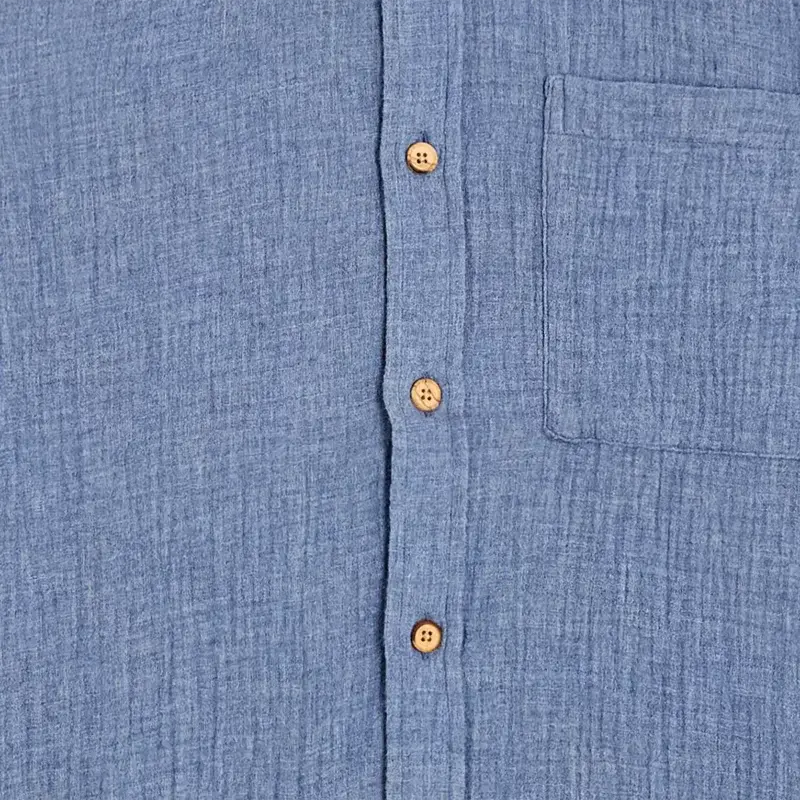 Bask In The Sun Blue OIHANA Shirt