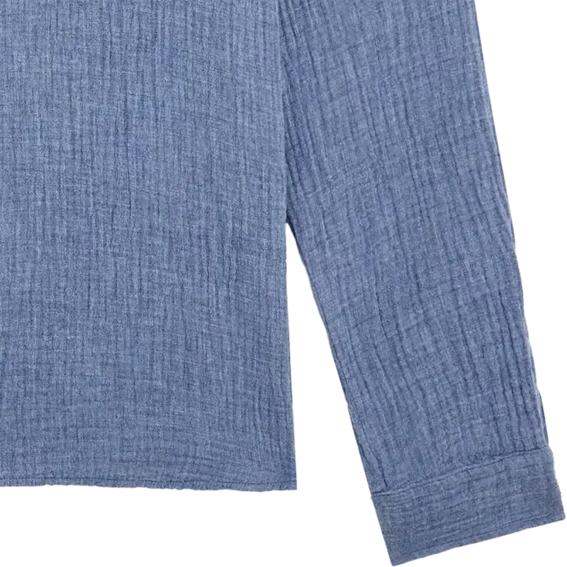 Bask In The Sun Blue OIHANA Shirt
