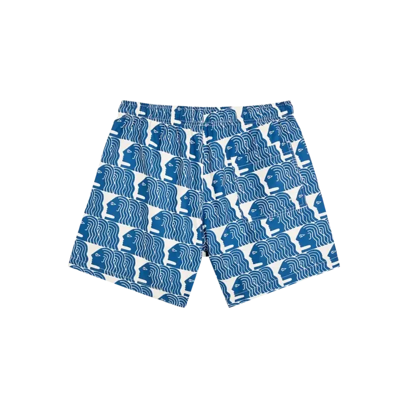 Bask In The Sun Blue PROFILES Swimshort