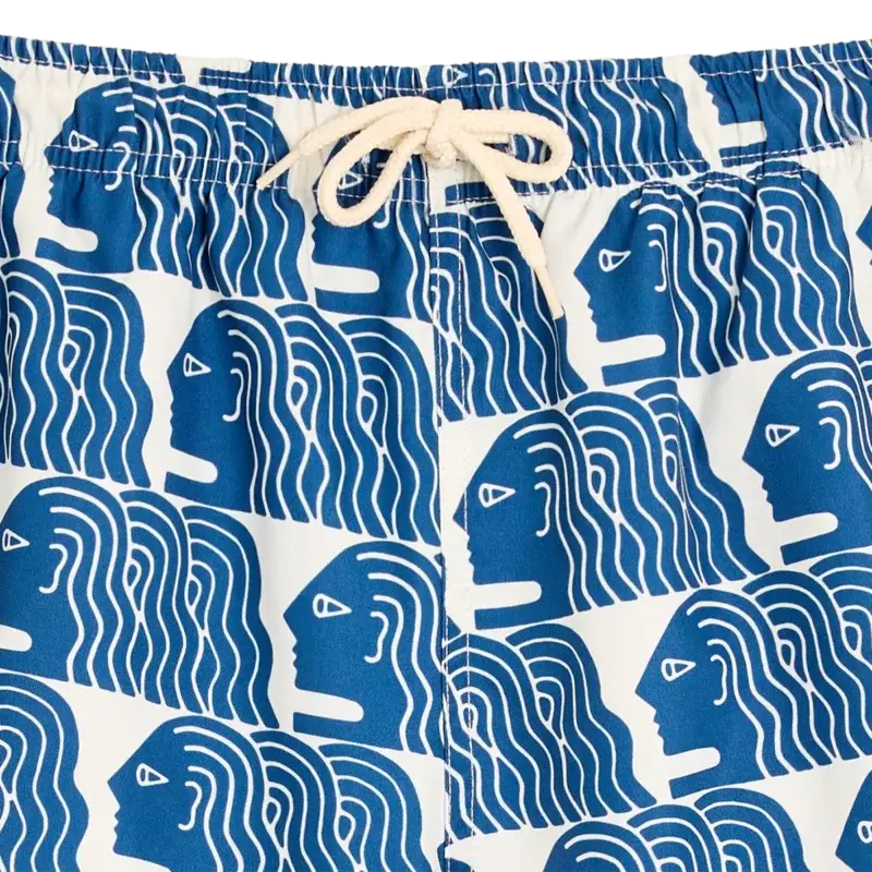 Bask In The Sun Blue PROFILES Swimshort