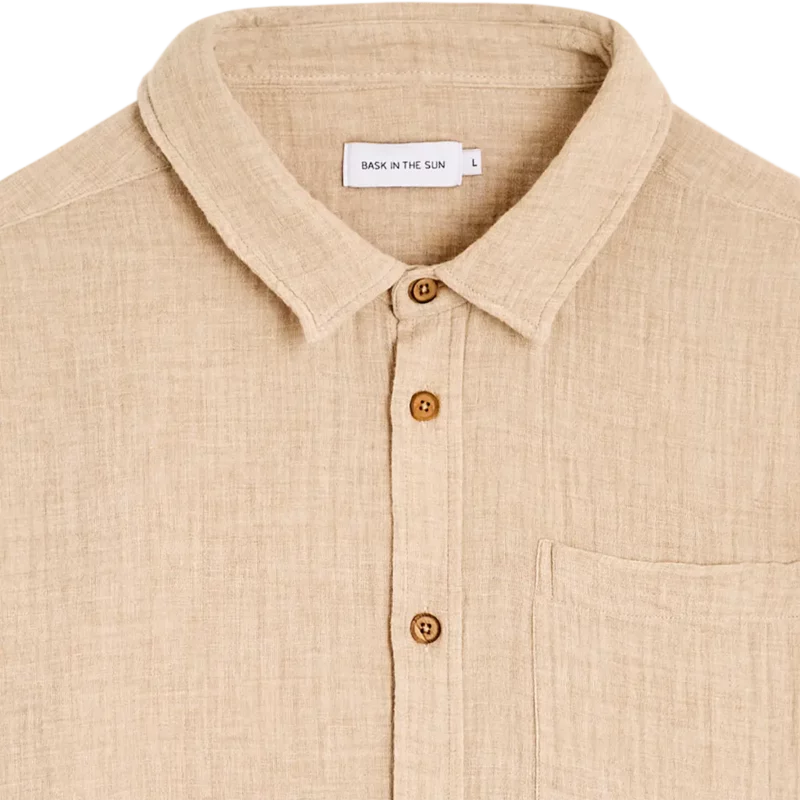 Bask In The Sun Cappuccino OIHANA Shirt