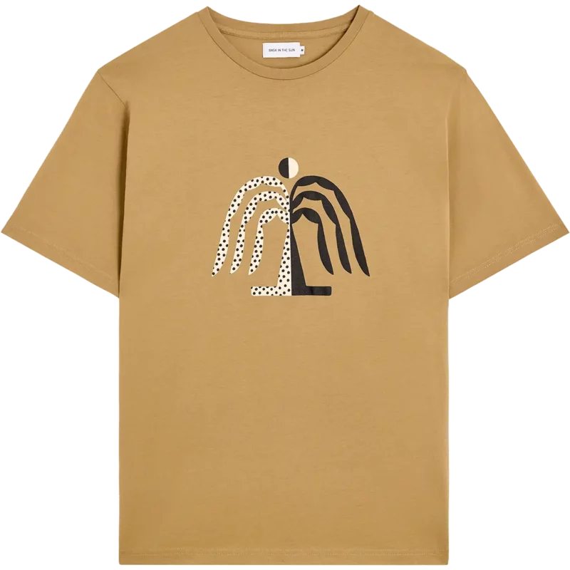 Bask In The Sun Cappuccino TROPICAL Tee
