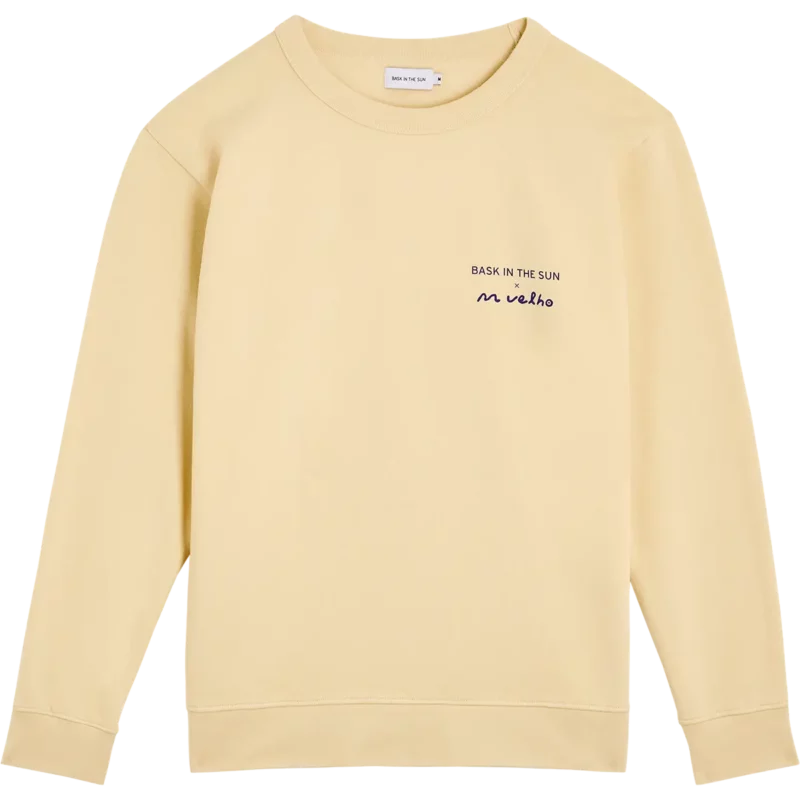 Bask In The Sun Cream LEOPARD Sweat