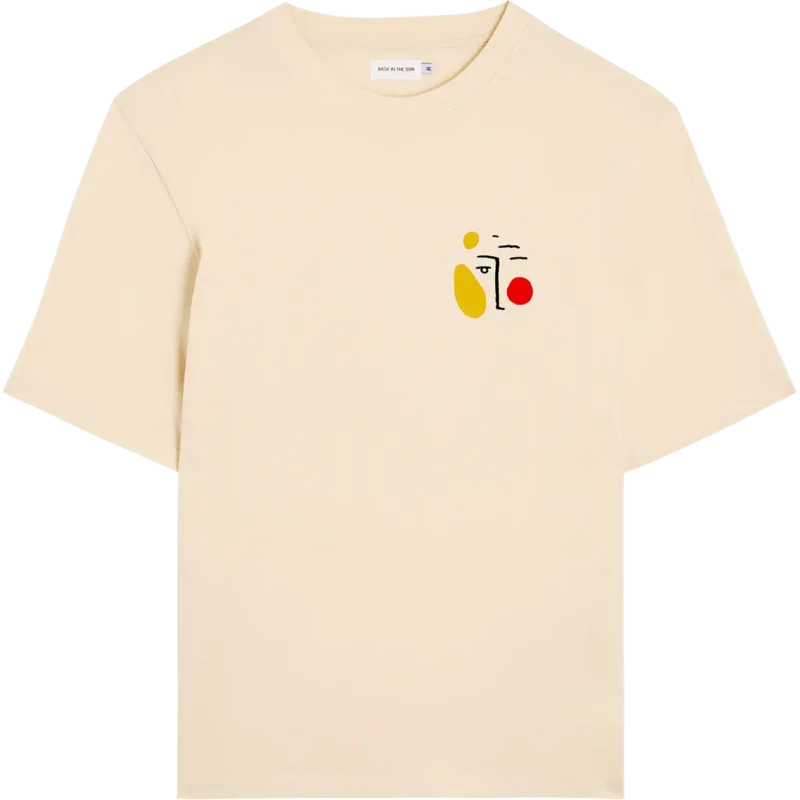 bask in the sun cream MINI CALDER tee