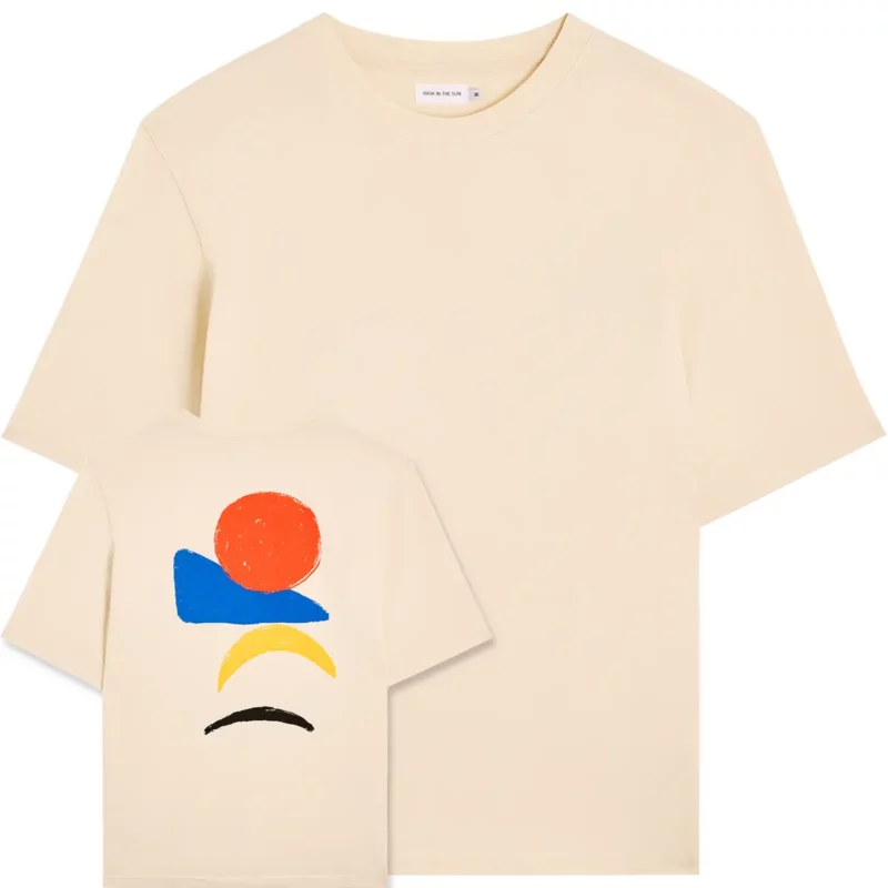bask in the sun cream TOTEM tee