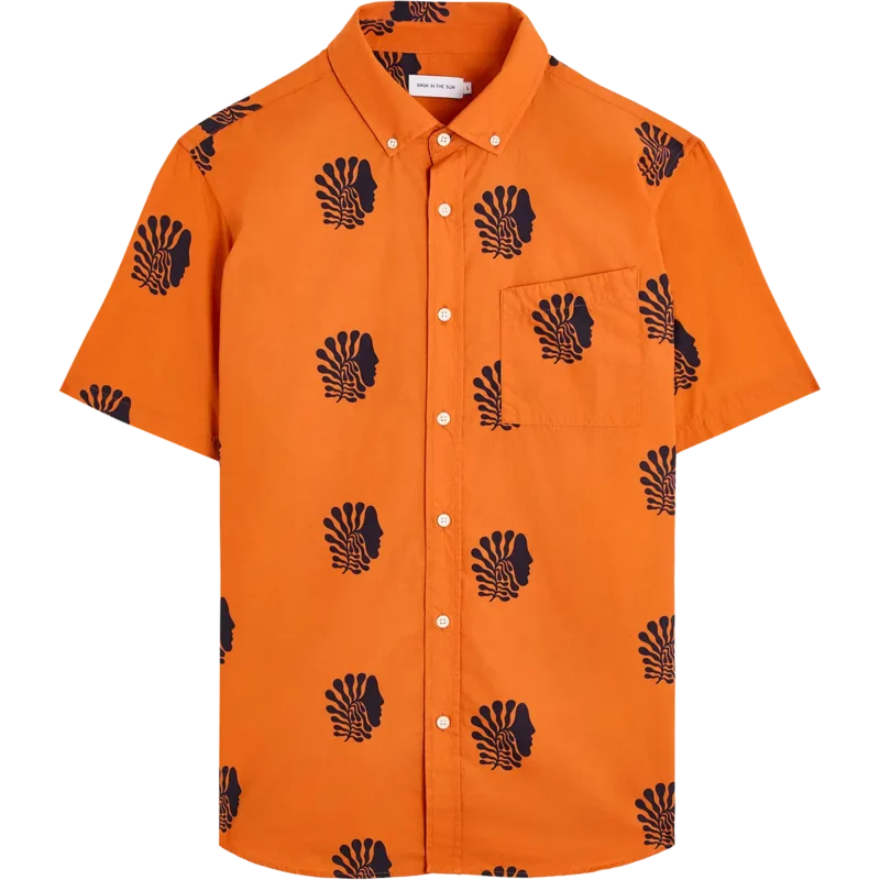 bask in the sun fire NATUREZA shirt