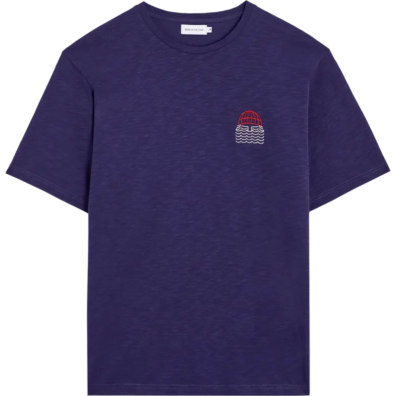 bask in the sun indigo MINI TO THE SEA tee