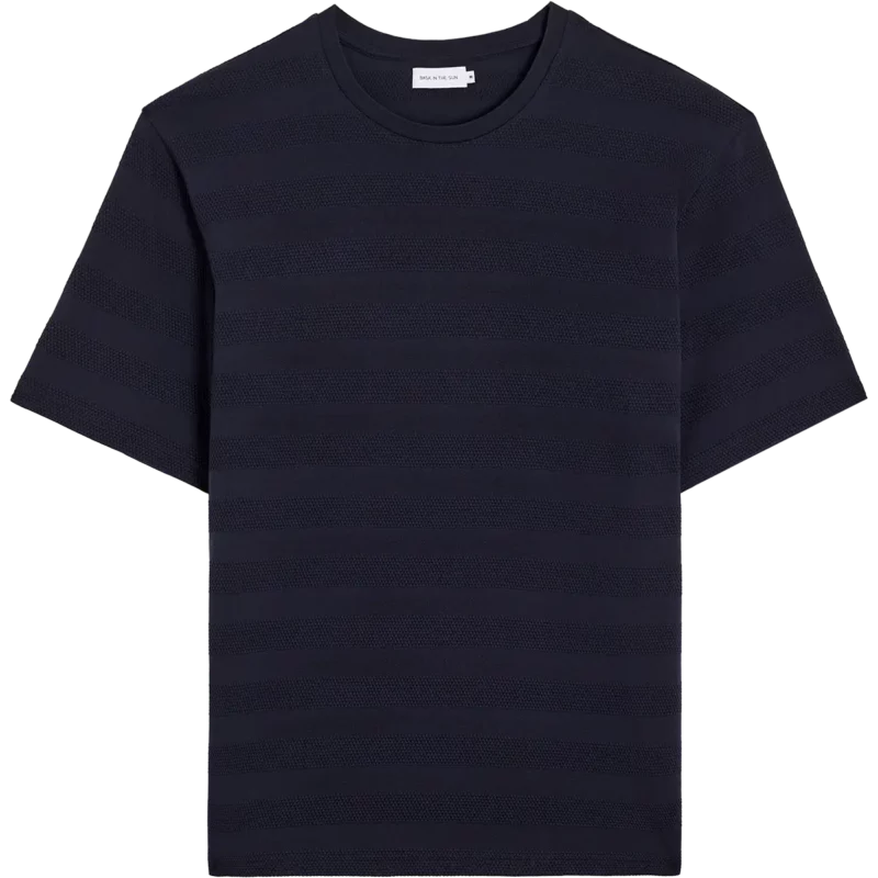 bask in the sun navy BOGA tee