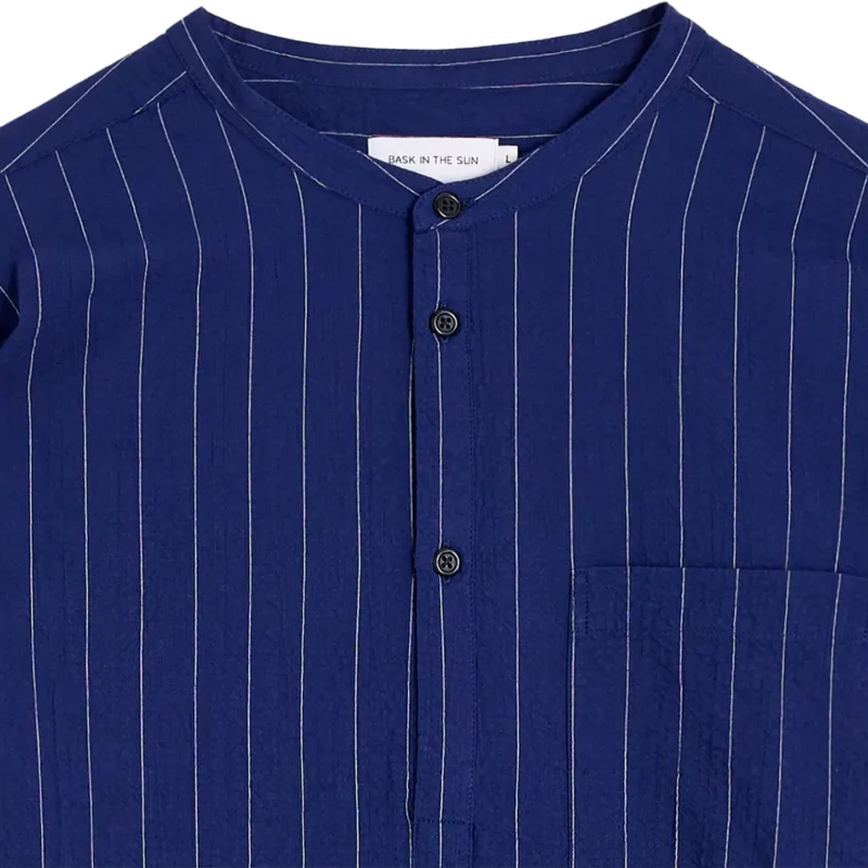 Bask In The Sun Navy ERIKA Shirt