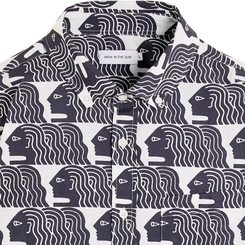 Bask In The Sun Navy PROFILES Shirt