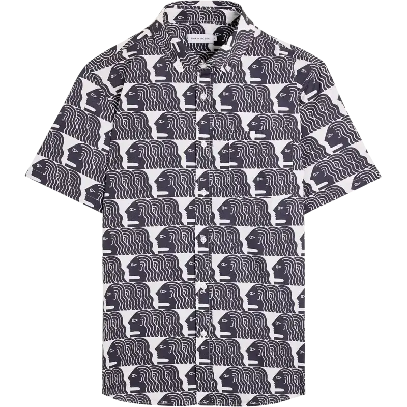 bask in the sun navy PROFILES shirt