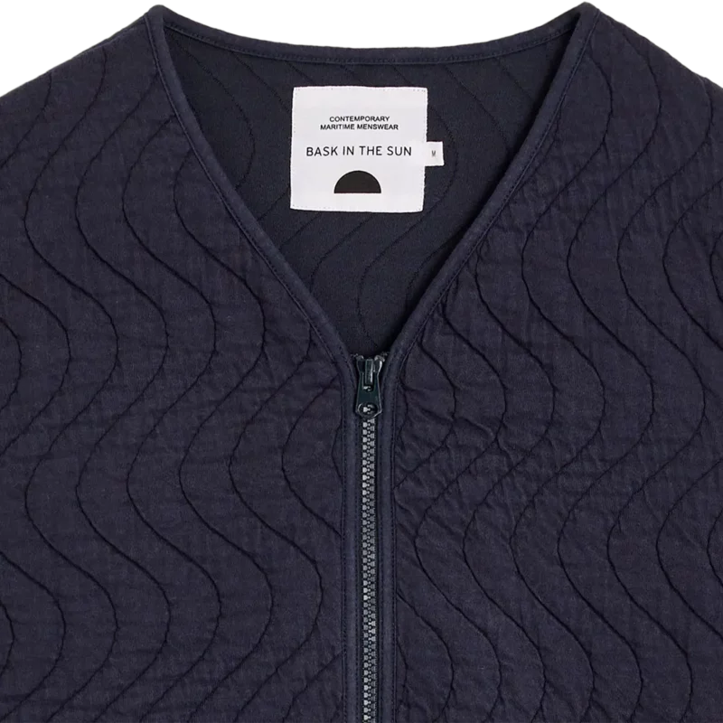 Bask In The Sun Navy YUMI Waistcoat
