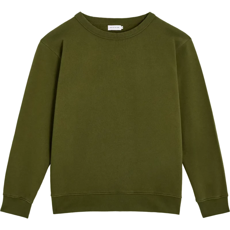 Bask In The Sun Olive ANACONDA Sweat