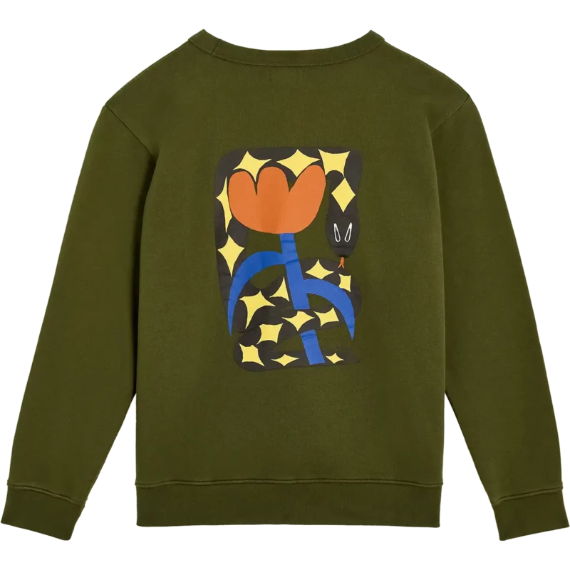 Bask In The Sun Olive ANACONDA Sweat