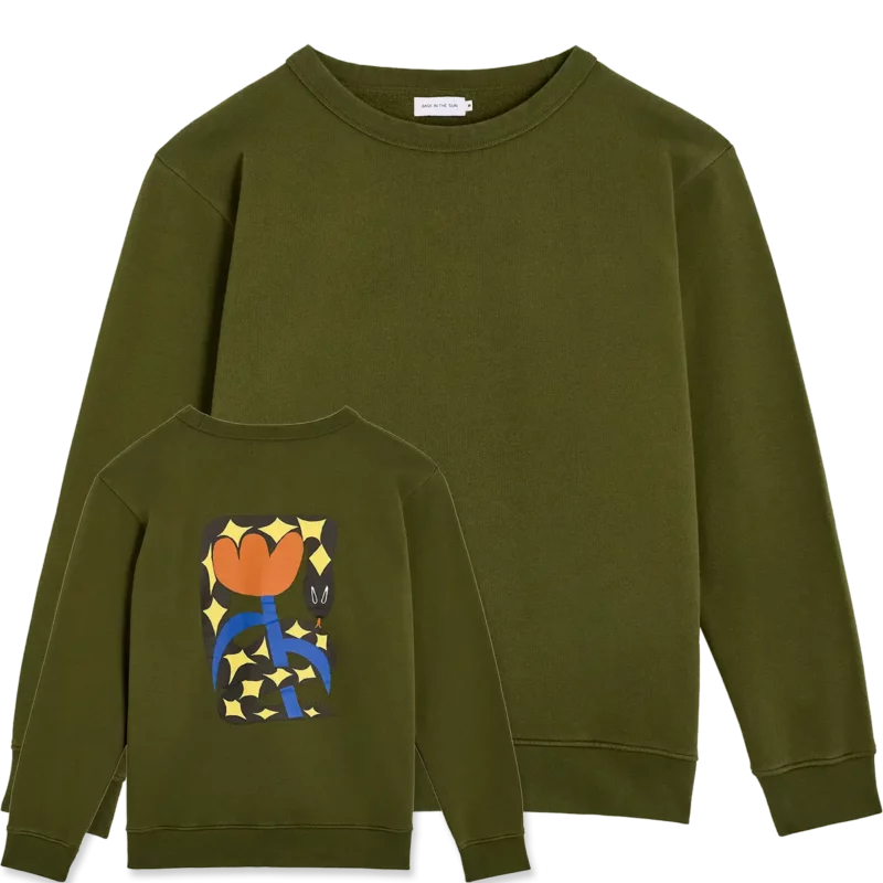 bask in the sun olive ANACONDA sweat