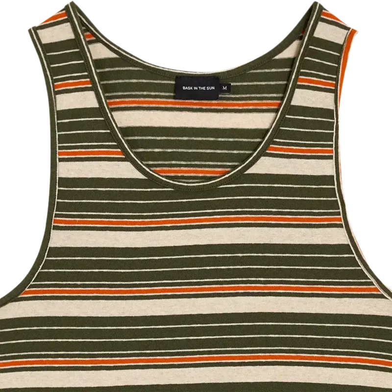 Bask In The Sun Olive ESTEBAN Tank