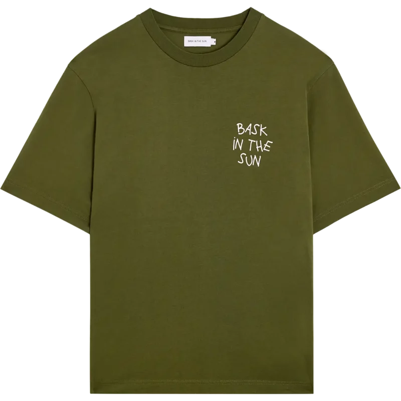 Bask In The Sun Olive LUXE Tee