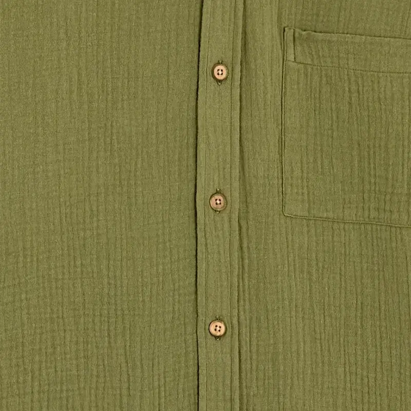 Bask In The Sun Olive OIHANA Shirt