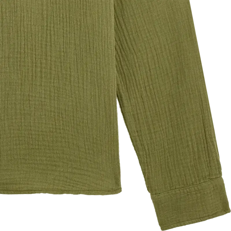 Bask In The Sun Olive OIHANA Shirt