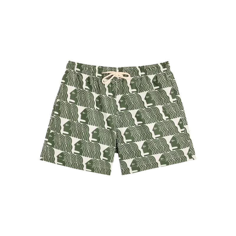 bask in the sun olive PROFILES swimshort
