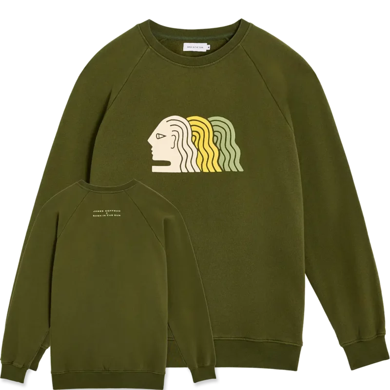 bask in the sun olive PROFILES tee