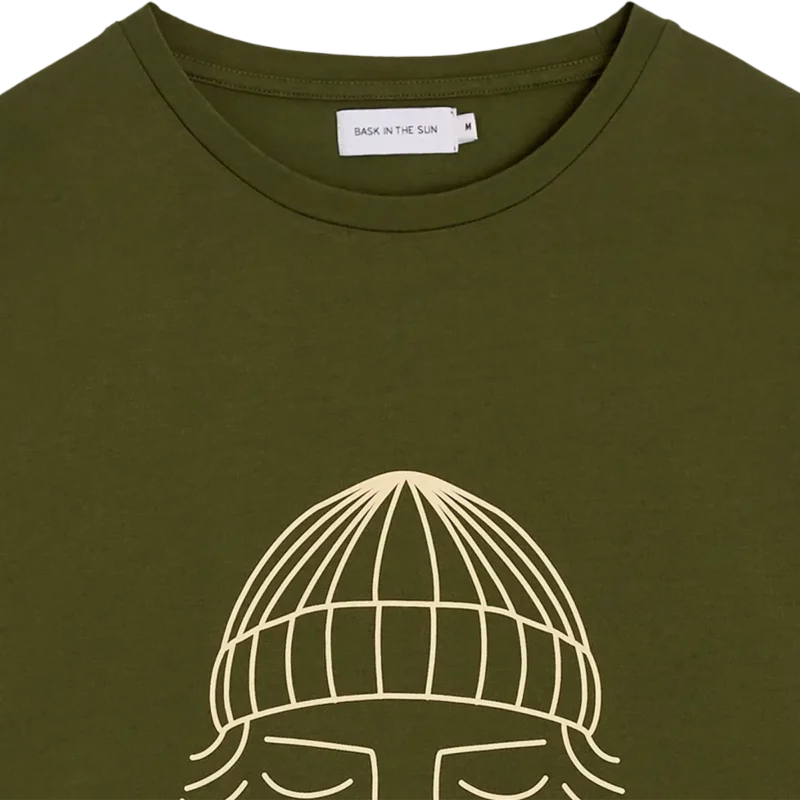 Bask In The Sun Olive TO THE SEA Tee