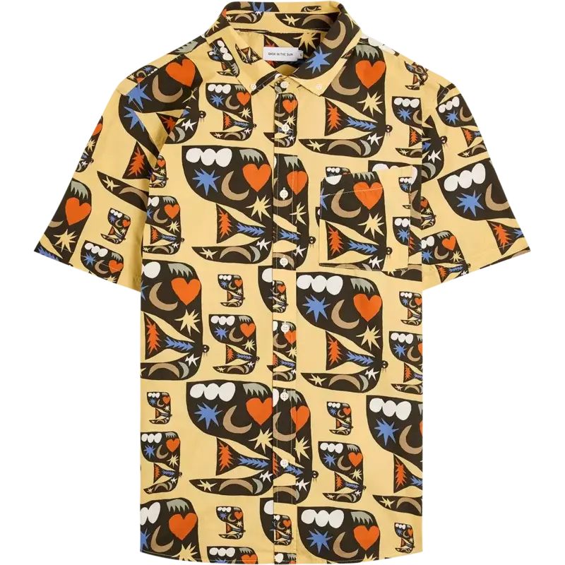 bask in the sun sun FIRE BIRD shirt