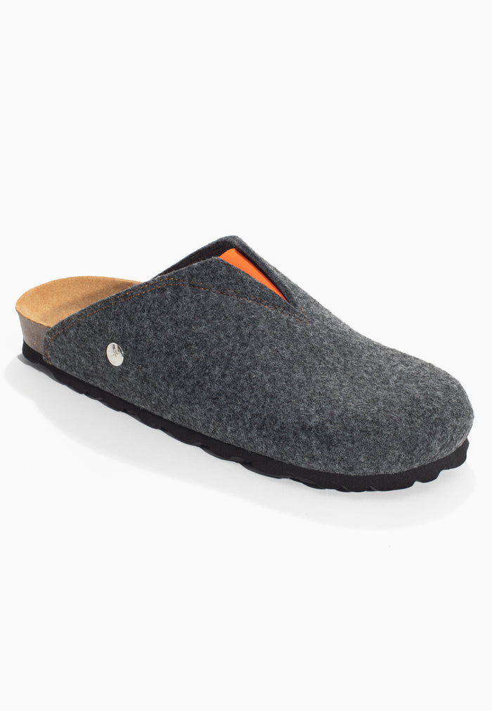 Bayton Sabots Fudji Anthracite Et Orange