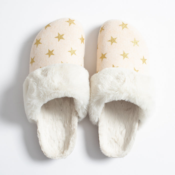 Bayton Sabots Maik Blanc Et Doré