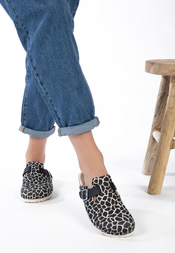 bayton Sabots Moke Fonce Marron/Beige