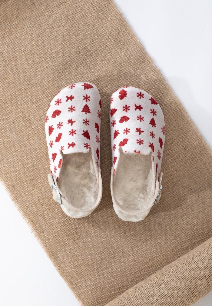 Bayton Sabots Noma Beige Et Rouge