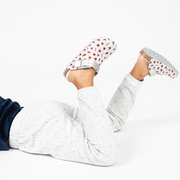 bayton Sabots Noma Gris et Rouge