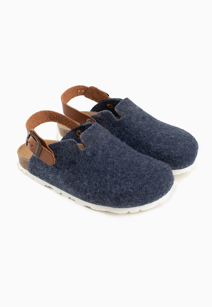 bayton Sabots Shetland Bleu Marine
