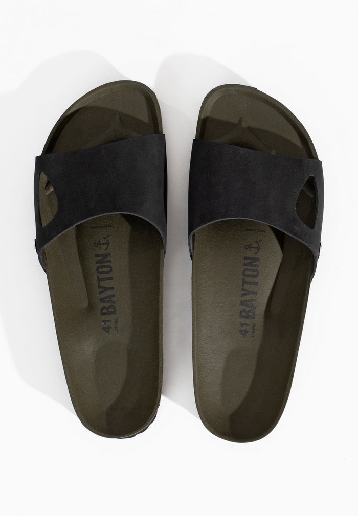 Bayton Sandales 1 Bride Gecko Noir Bayton Homme